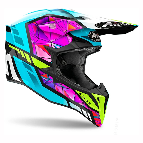 Caque Airoh Wraaap Diamond Motocross