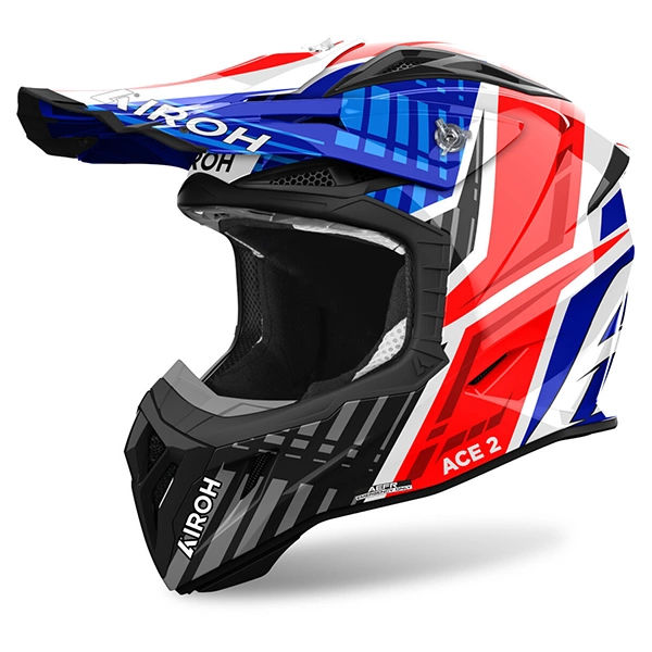Casque Airoh Aviator Ace 2 Proud - Blue/Red