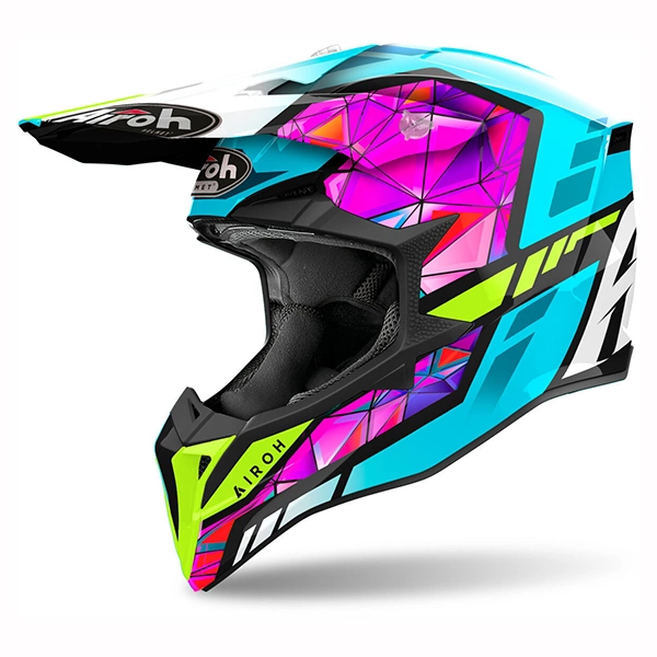 Caque Airoh Wraaap Diamond Motocross