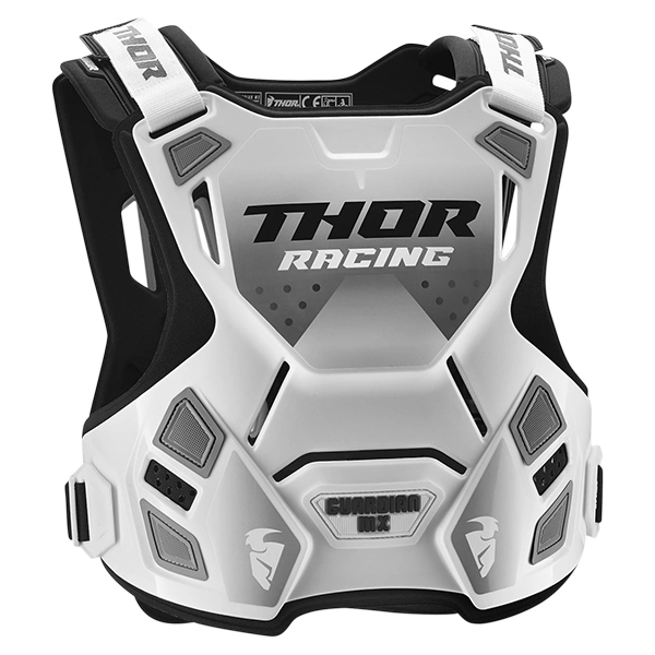 Plastron Thor Guardian MX – Noir et Blanc 