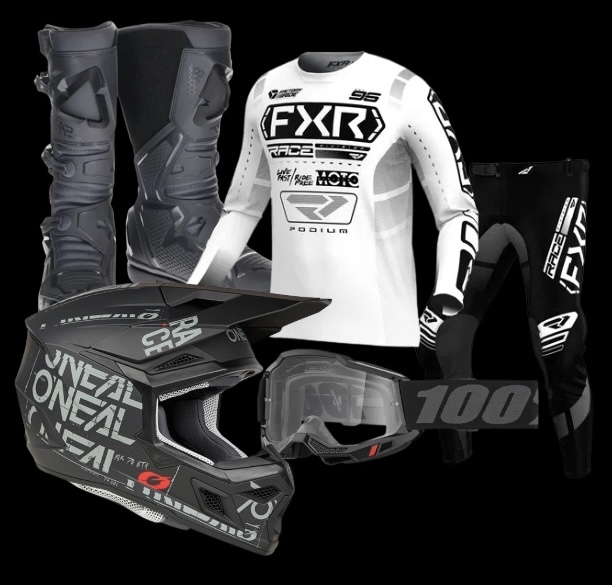 Combo FXR Black/Grey 