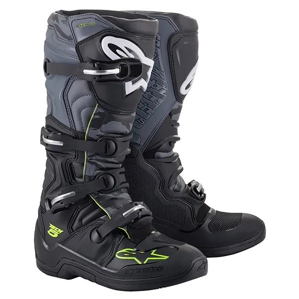 Bottes Alpinestars Tech 5 Motocross Black/CamoGrey/Yellow