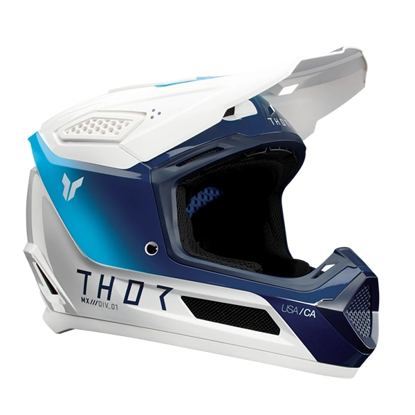Casque Thor Fleet Storm Motocross - White/Navy