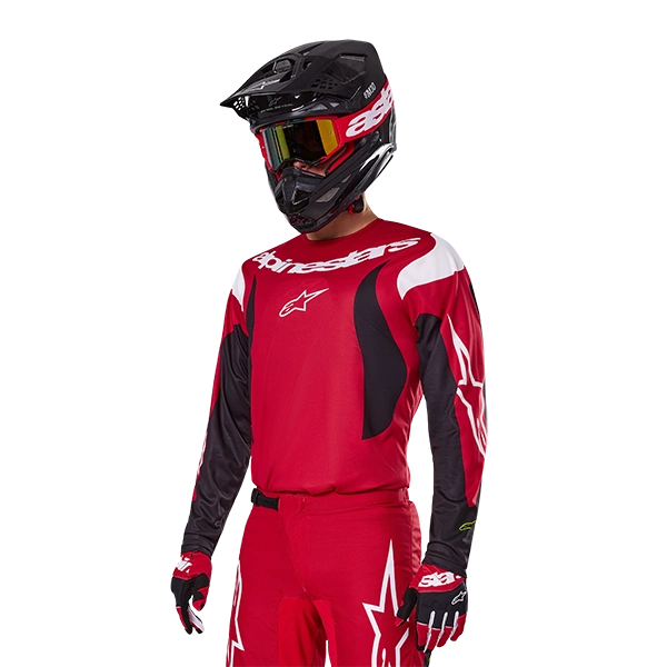 Maillot Alpinestars Fluid Haul (2025) - Red/Black