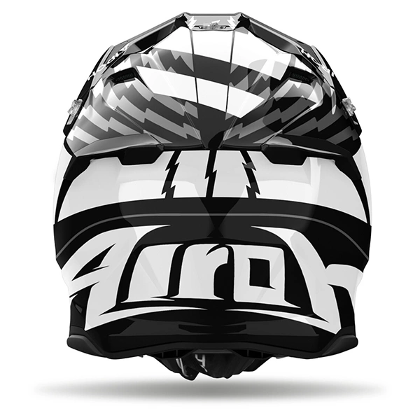 Caque Airoh Twist 3 Thunder Motocross - Black/White 