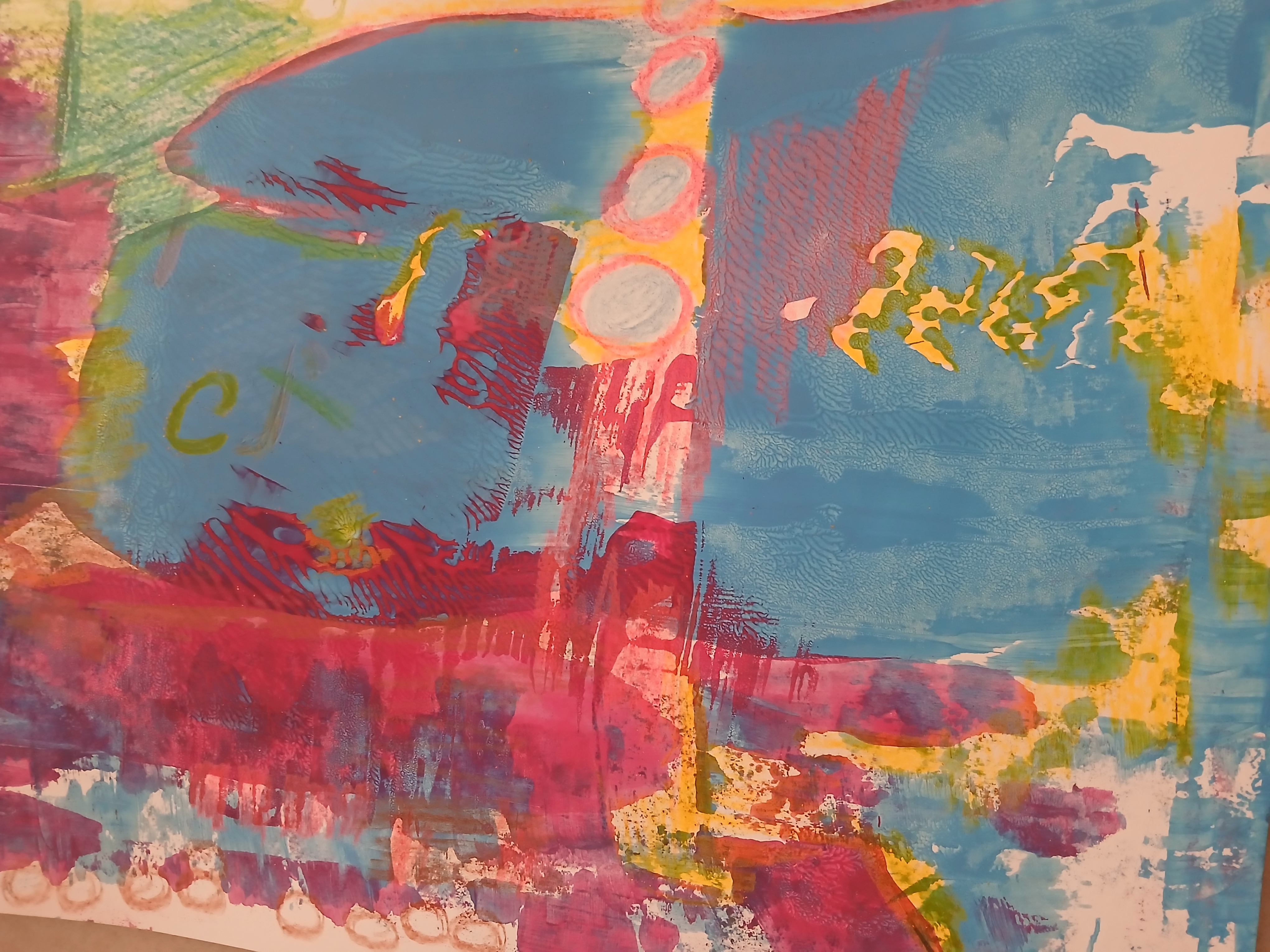 Vibrant Abstract Canvas Art