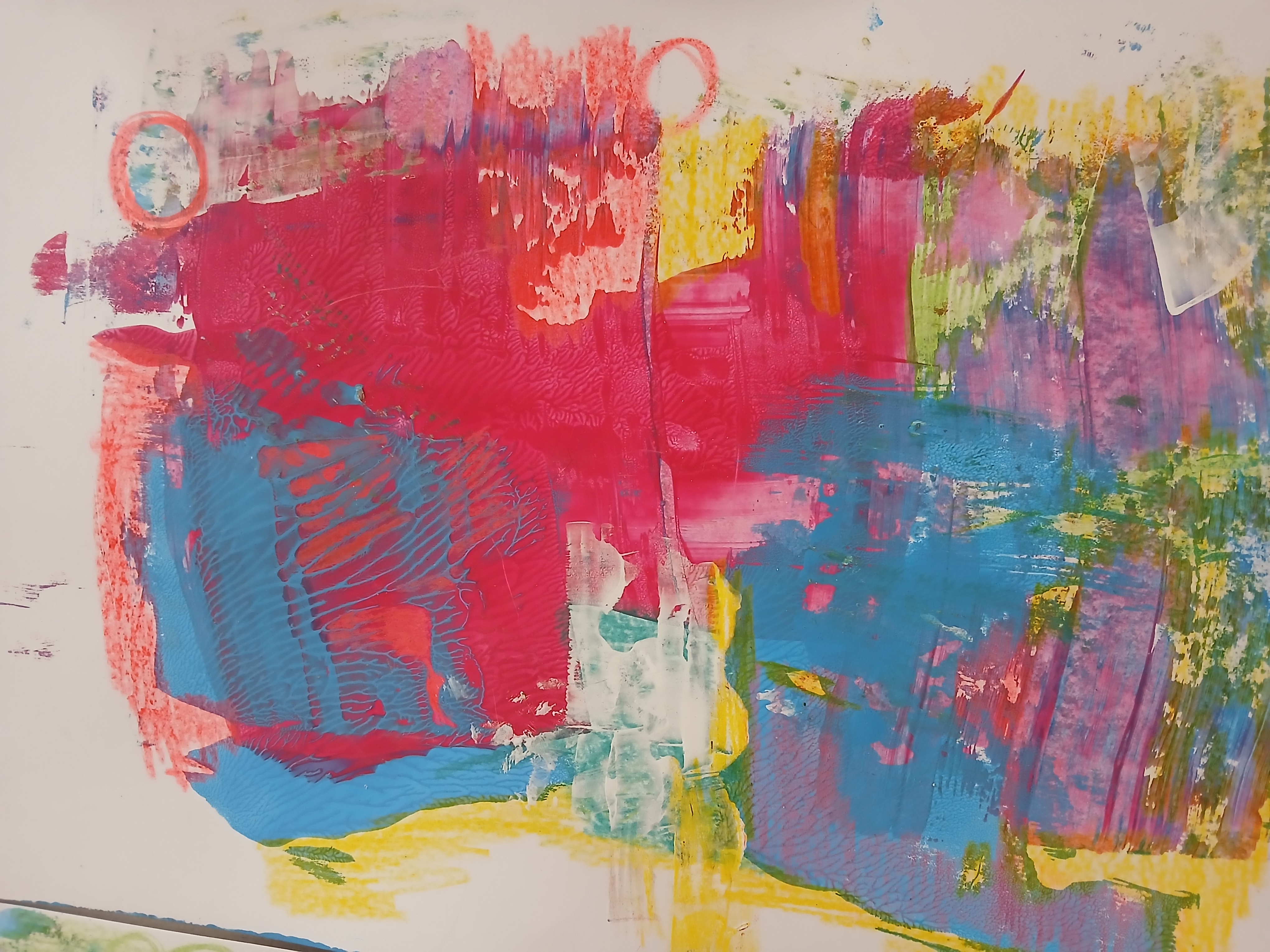 Vibrant Abstract Canvas Art