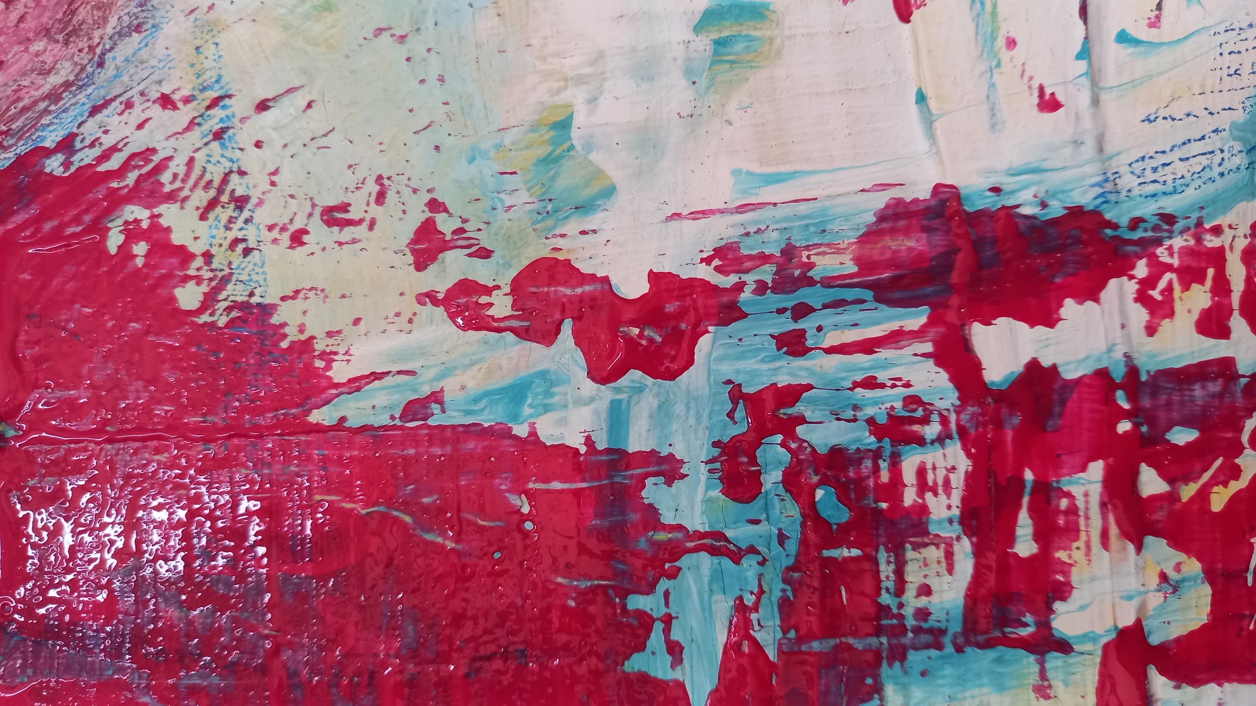 Vibrant Abstract Canvas Art