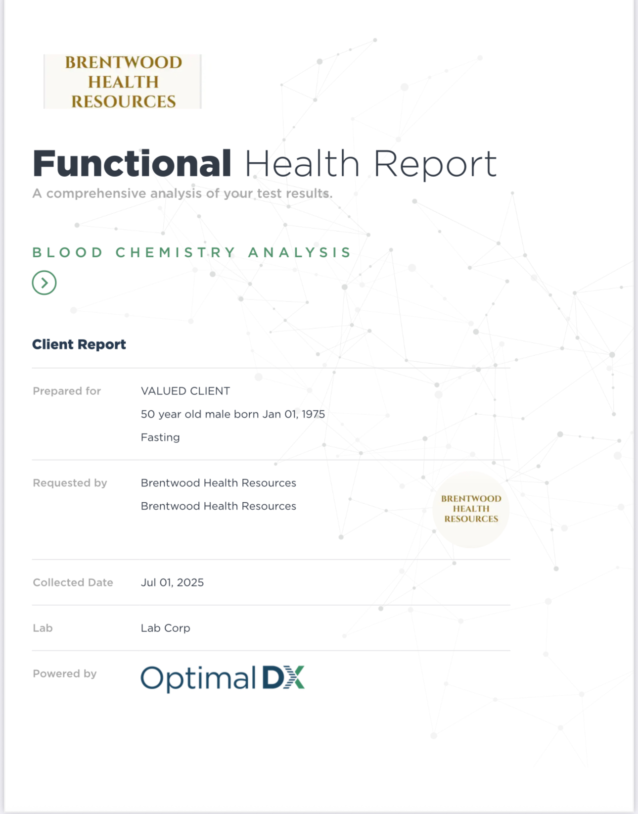 hsCRP & FASTING INSULIN + REPORT
