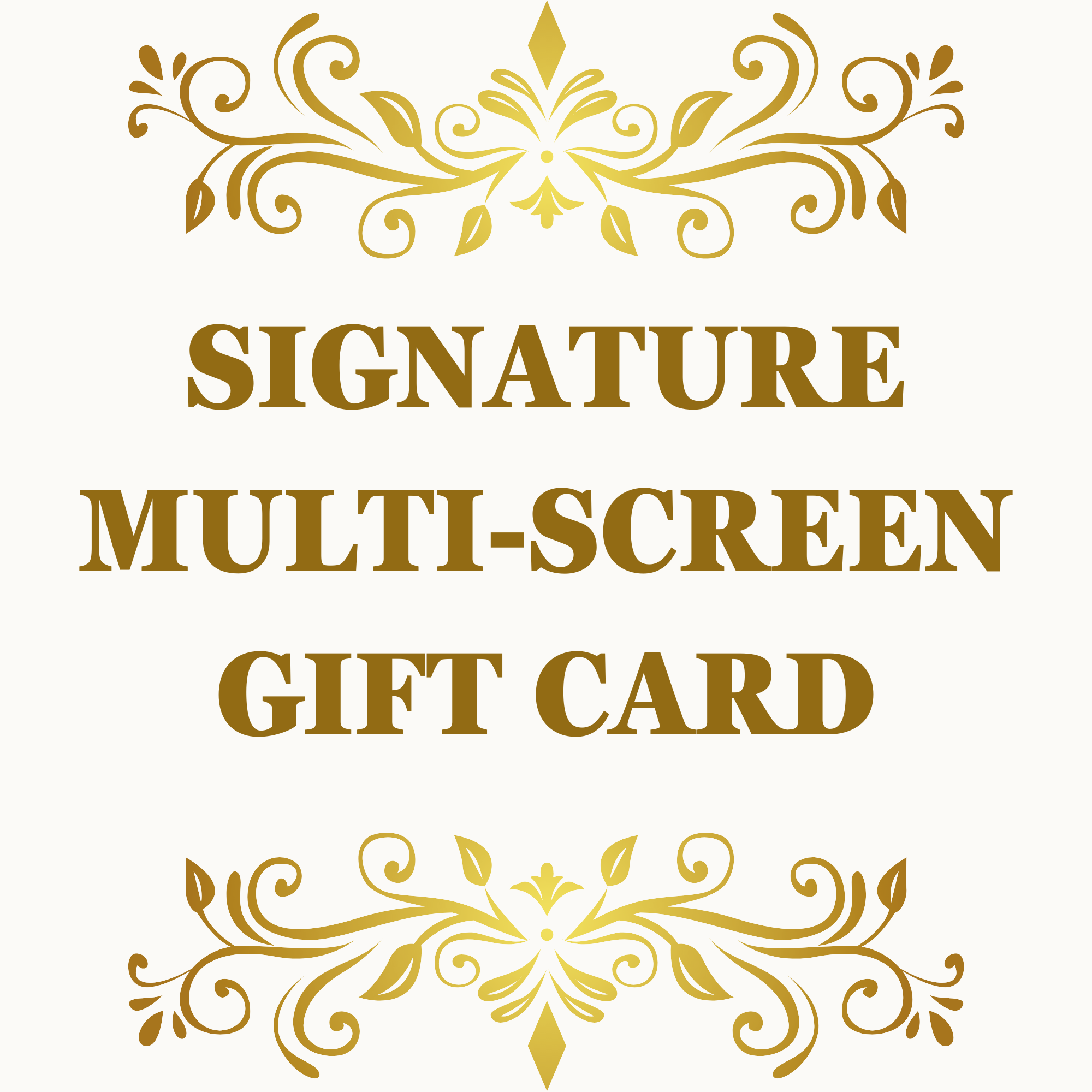 GIFT CARD - Signature Multi-Screen Package + Report