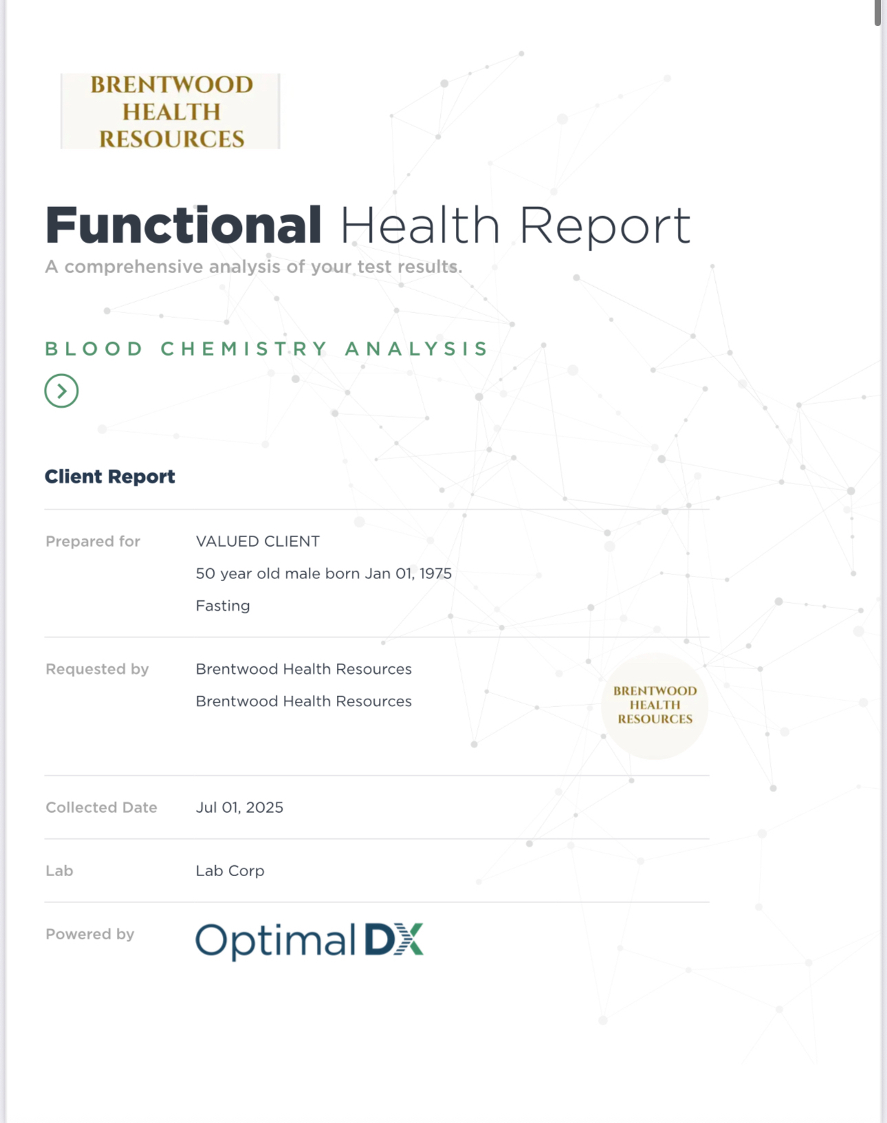 hsCRP & Fasting Insulin + Report -- QUEST LABS