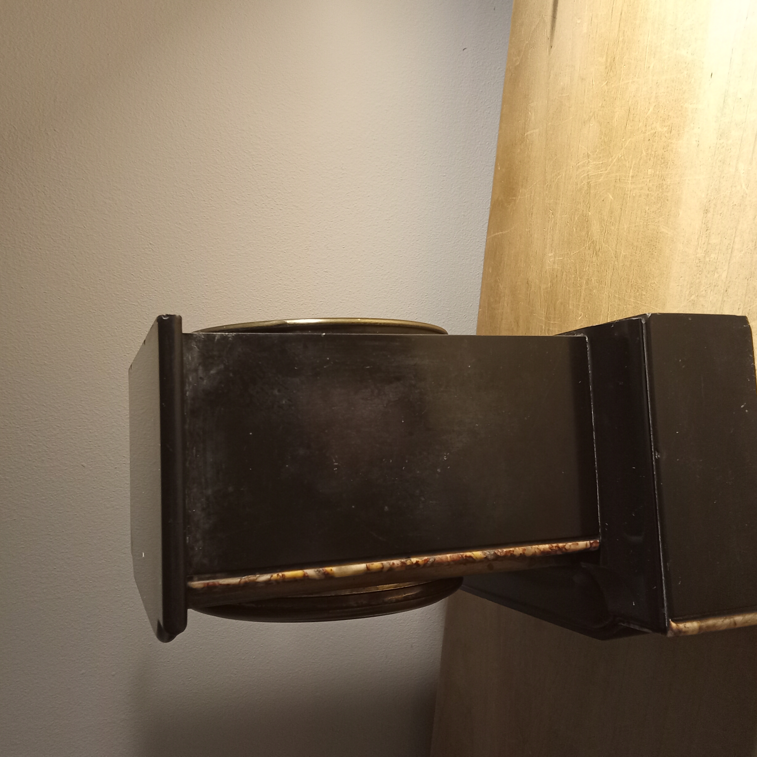 Antique Victorian French Marble & Slate Mantle Clock