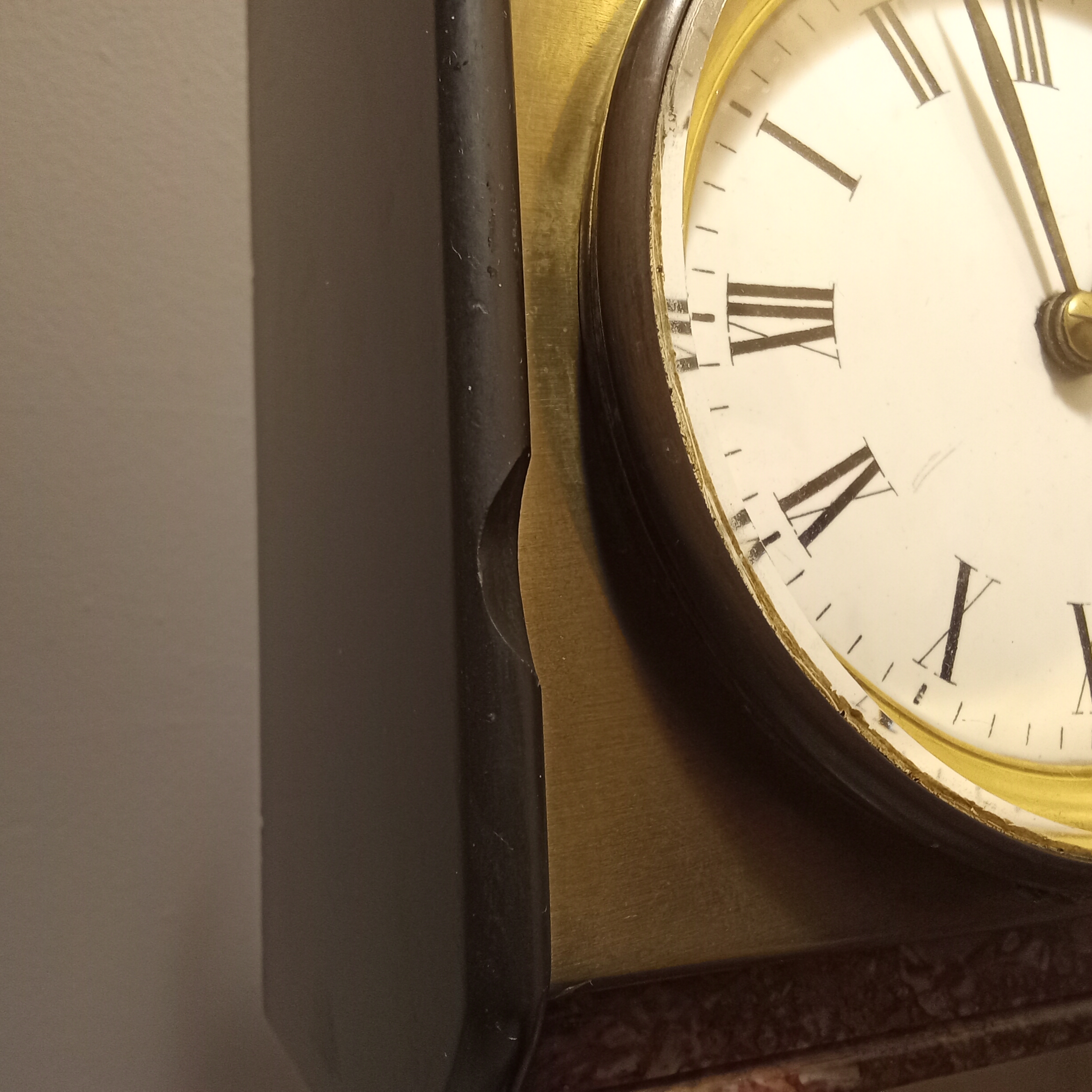 Antique Victorian French Marble & Slate Mantle Clock