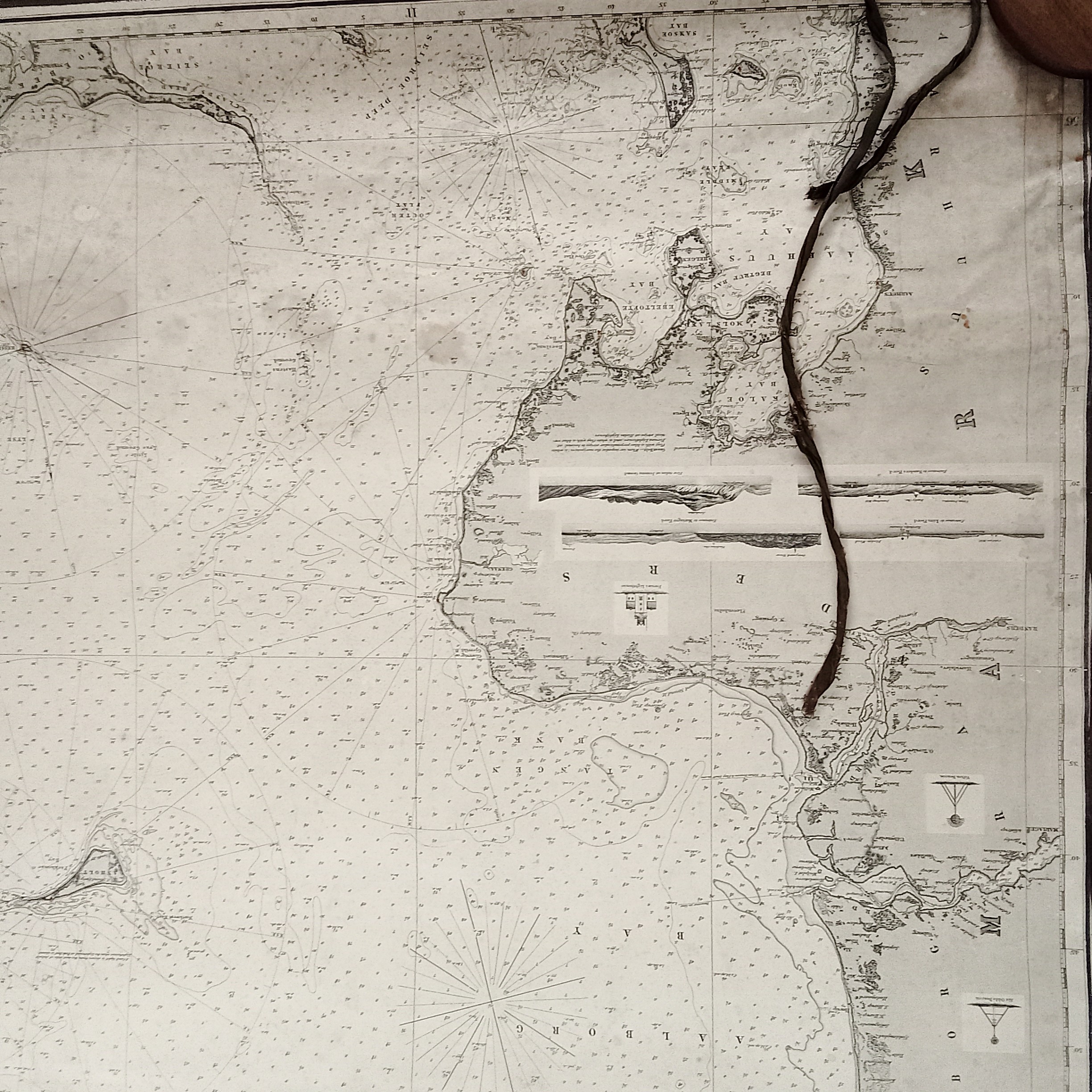 James Imray & Son 1863 Navigation Sea Chart of the Kattegat