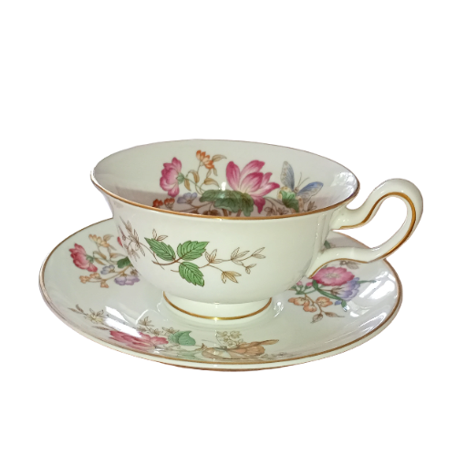 Wedgwood Charnwood Pattern China Cup & Saucer