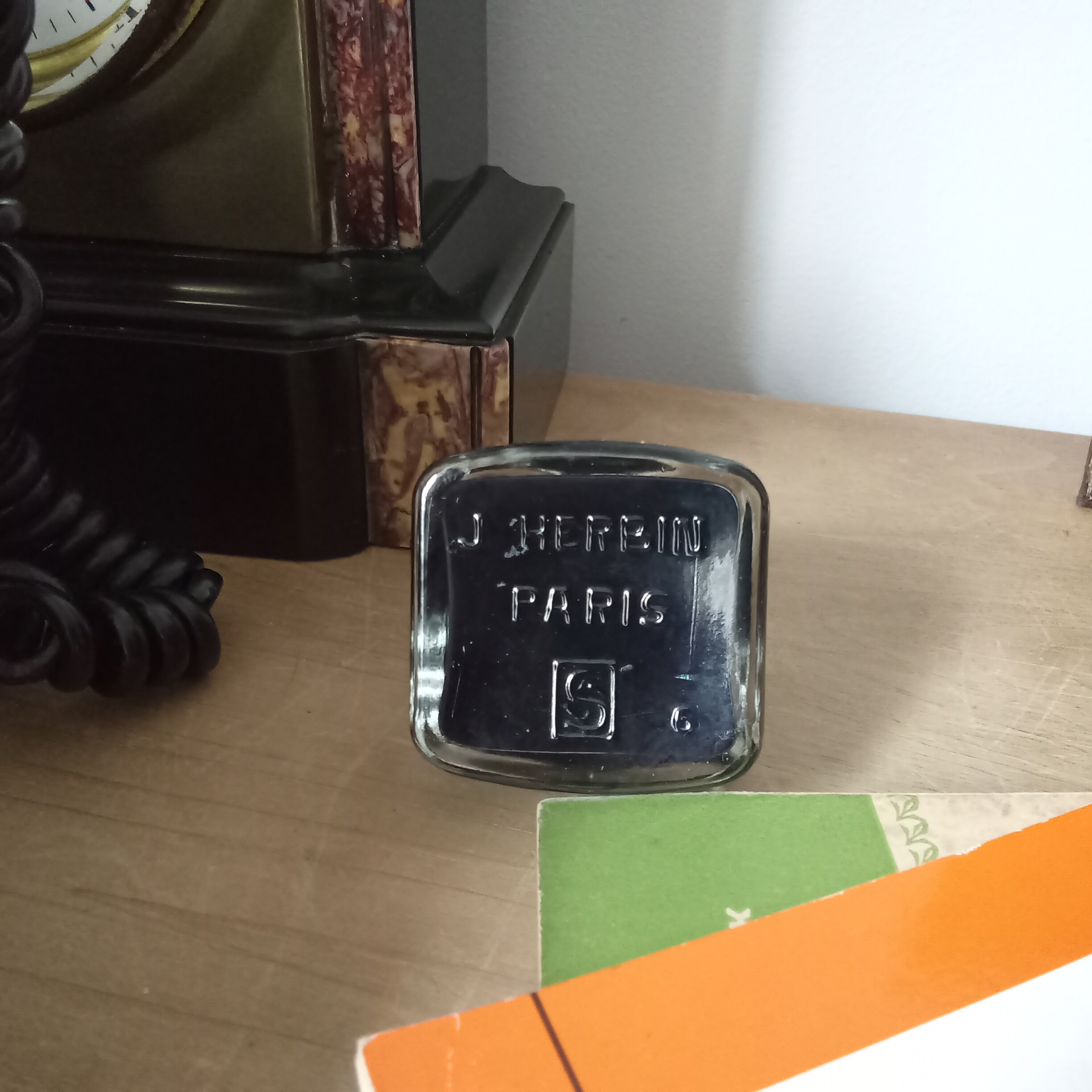 J Herbin Paris 'S' Vintage Ink Bottle