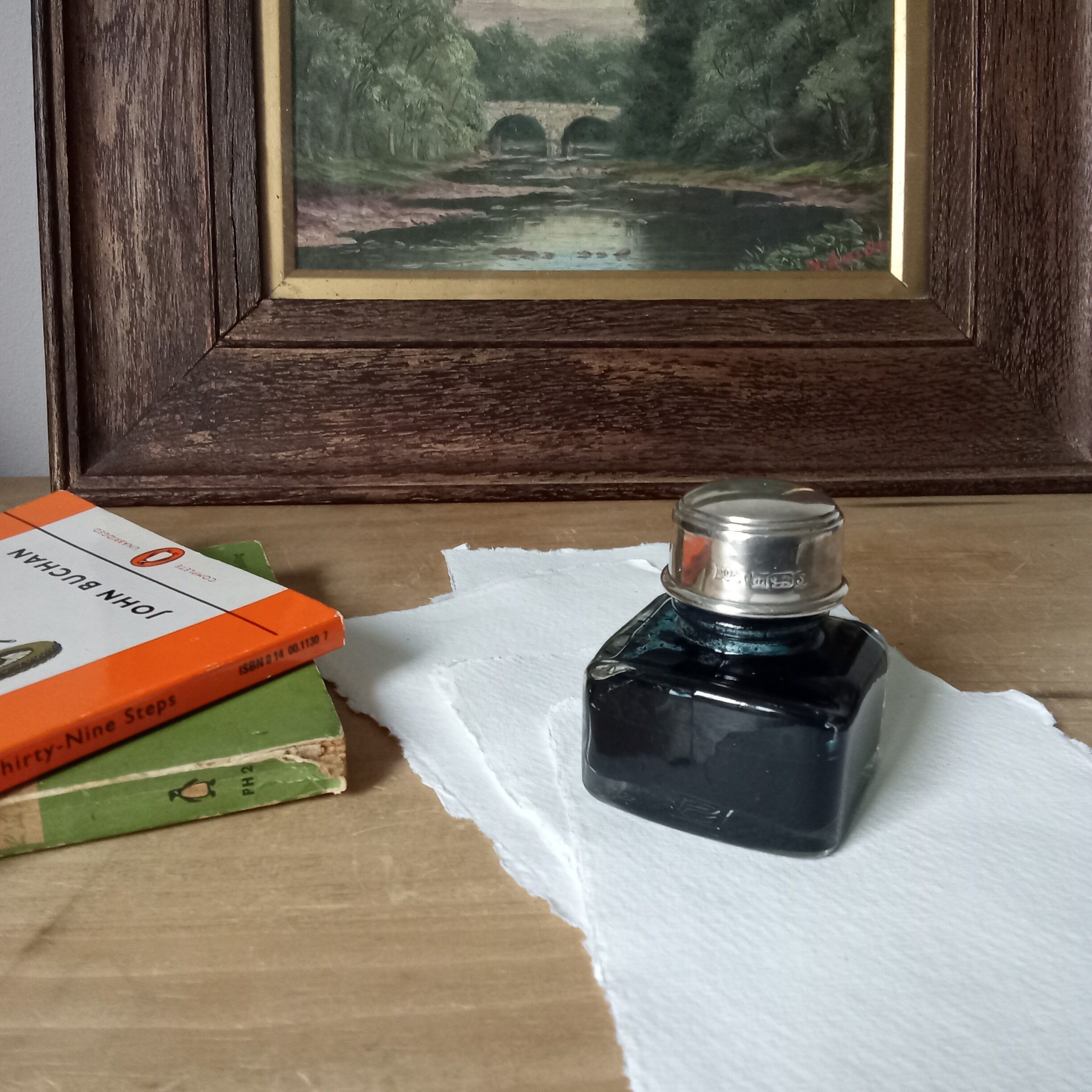 J Herbin Paris 'S' Vintage Ink Bottle