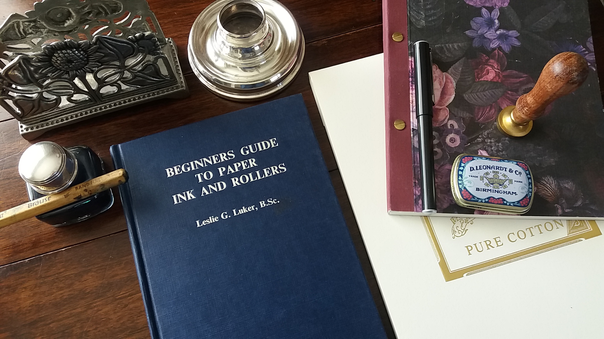 Beginners Guide to Paper Ink and Rollers by Leslie G Luker BSc