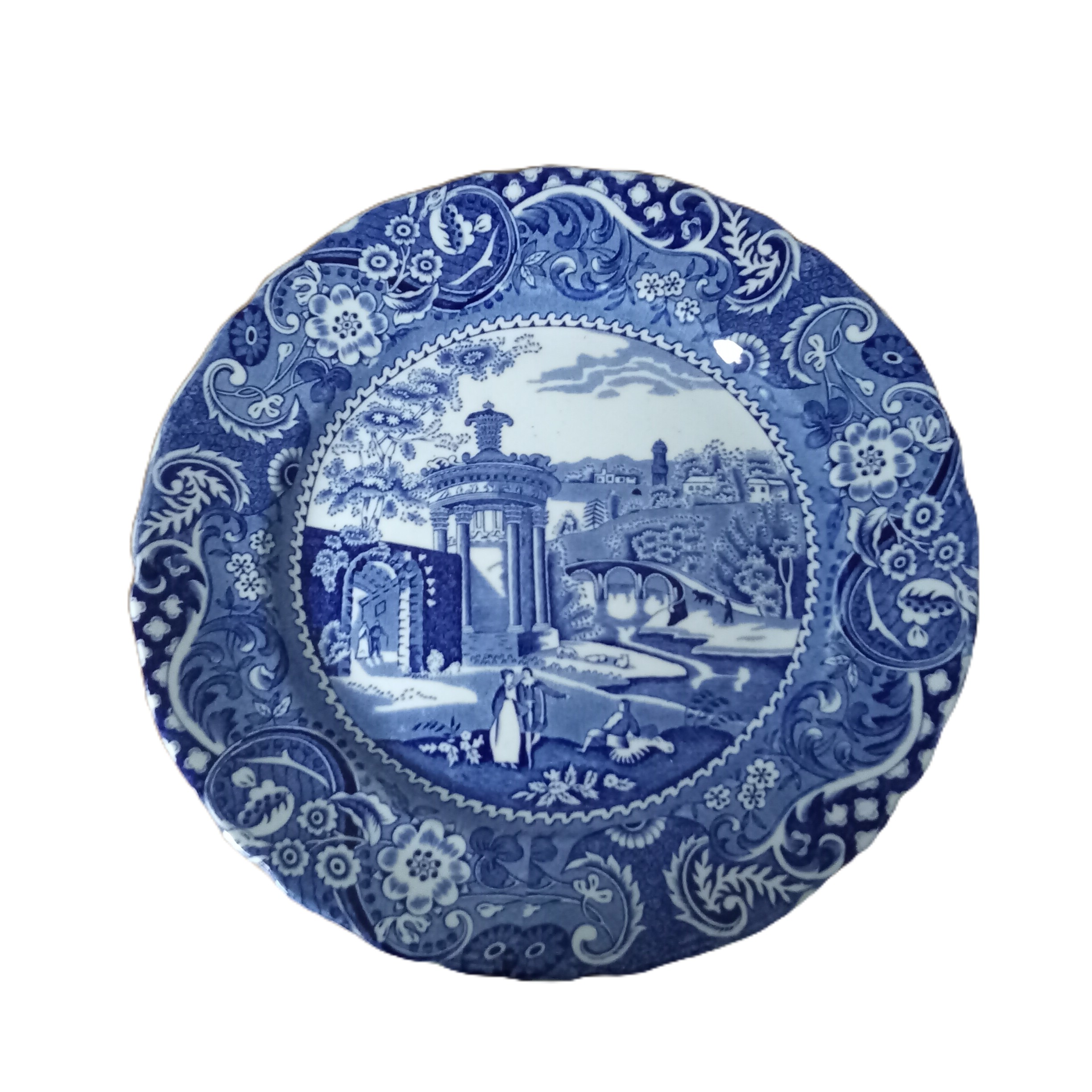 Blue & White 'Landscape' W R Midwinter Ltd Plate