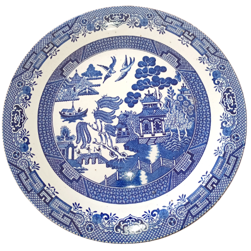Large Willow Pattern Plate
