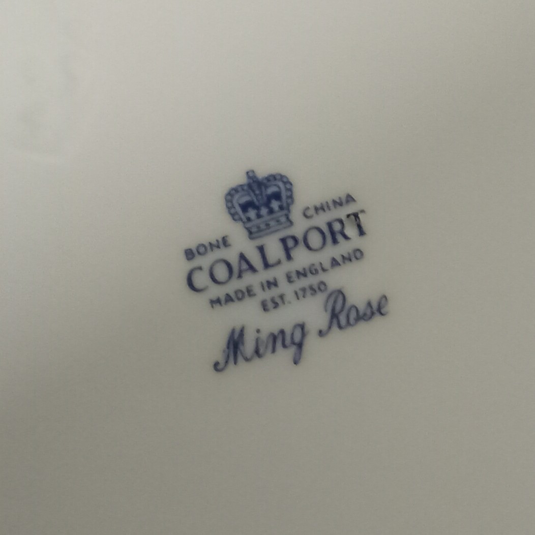 Coalport Ming Rose Cake Plate