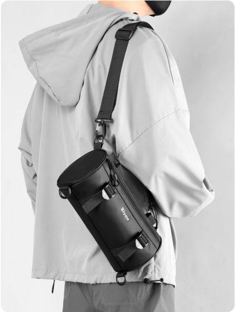 Sac bandoulière cylindrique