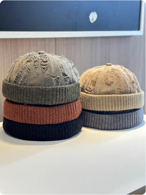 Bonnet tricoté unisexe