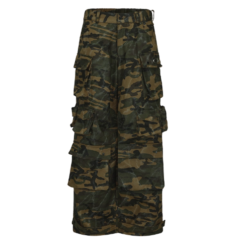 Pantalon cargo camouflage