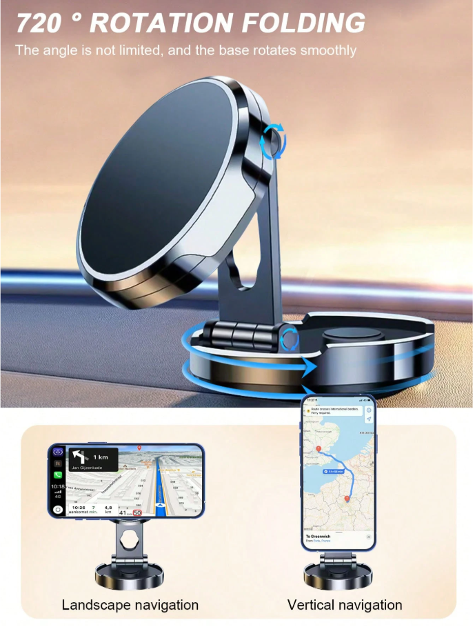 Support de téléphone rotatif