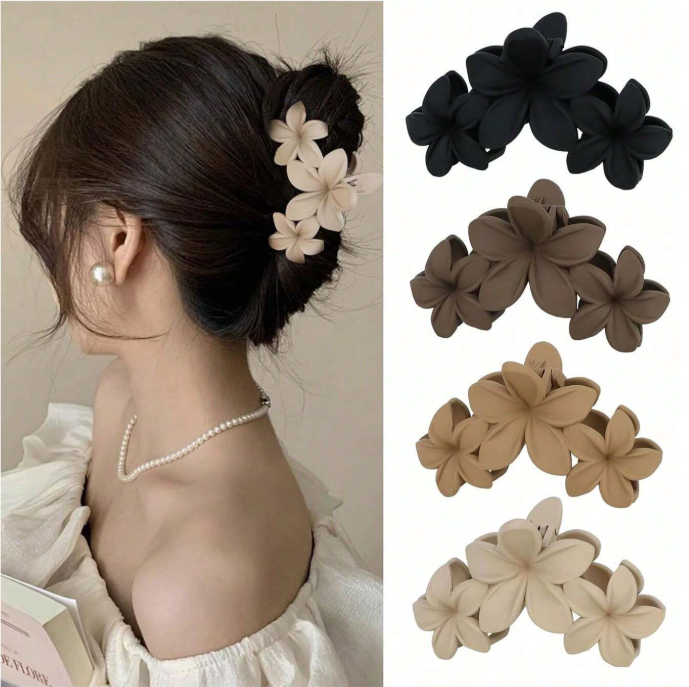 Pinces à cheveux en forme de fleurs