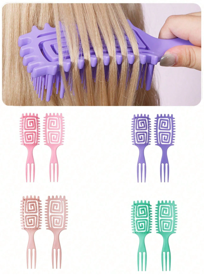 Brosse démêlante pour cheveux bouclés