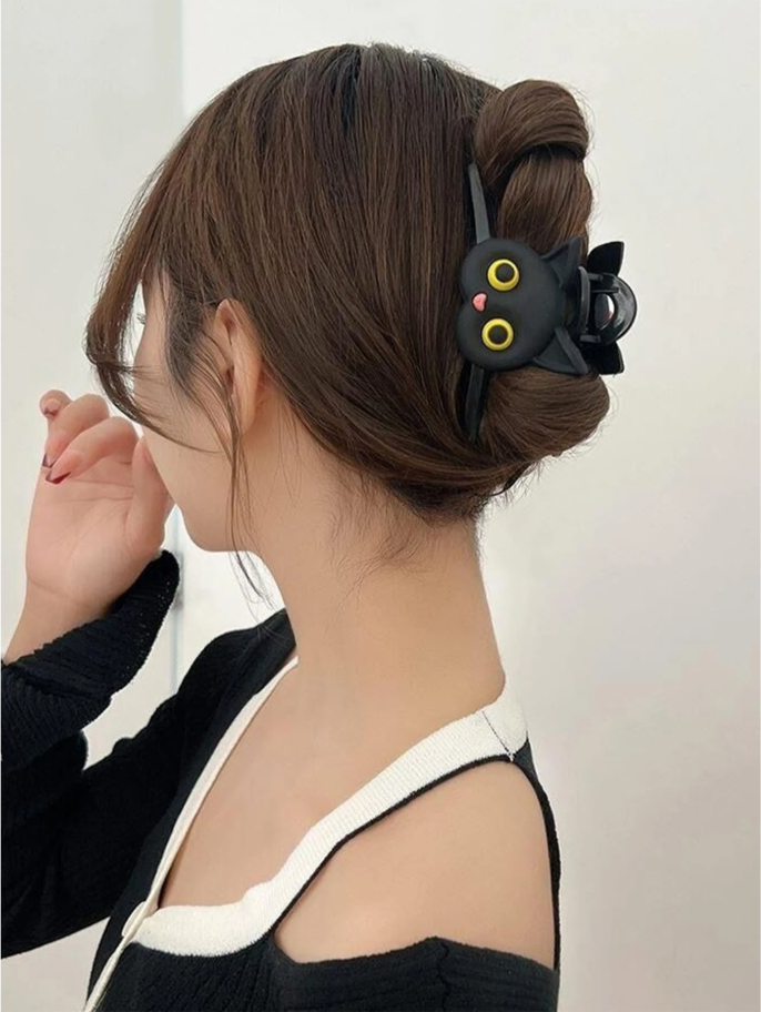 Barrette en forme de chat