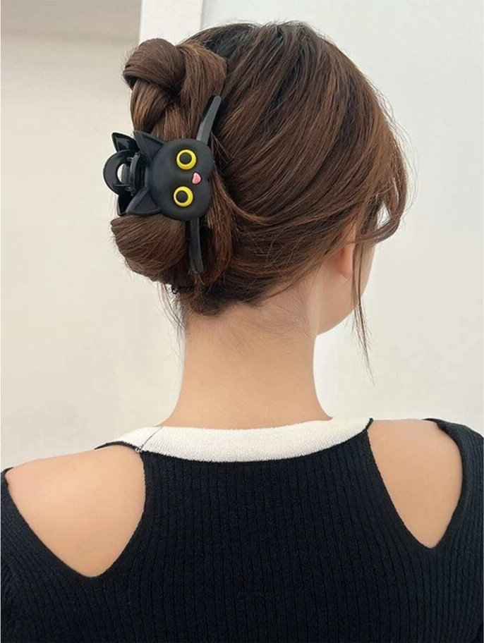 Barrette en forme de chat