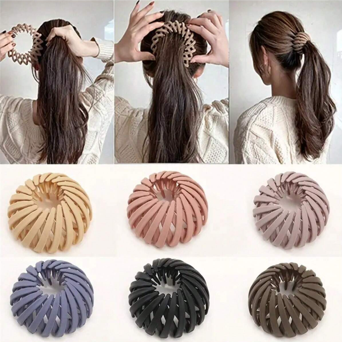 Anneau de cheveux en spirale