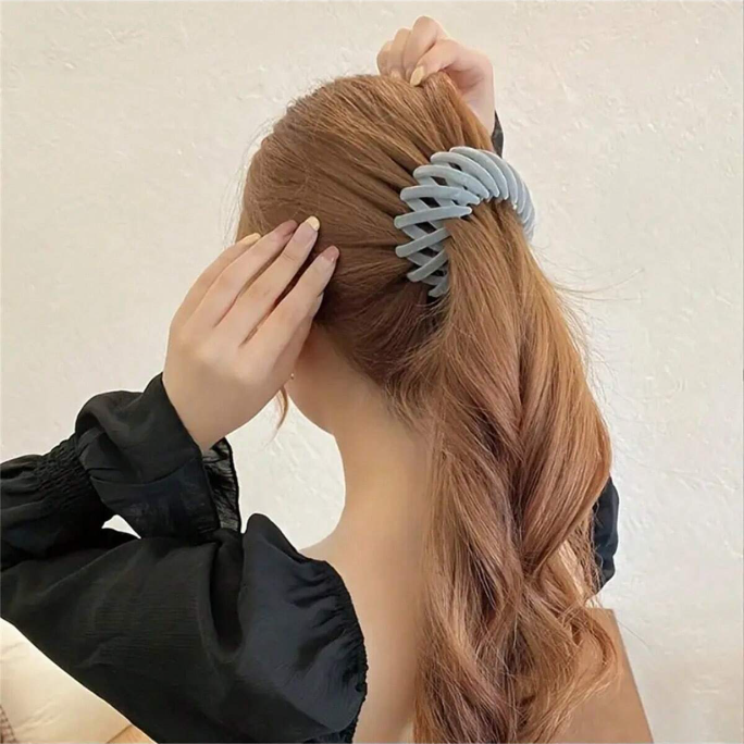 Anneau de cheveux en spirale
