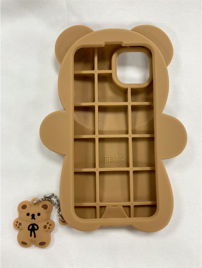 Coque de téléphone en forme d'ours