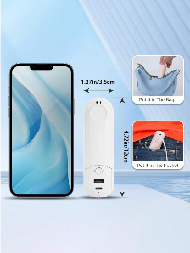 Ventilateur portable rechargeable