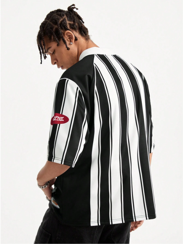 Maillot rayé streetwear