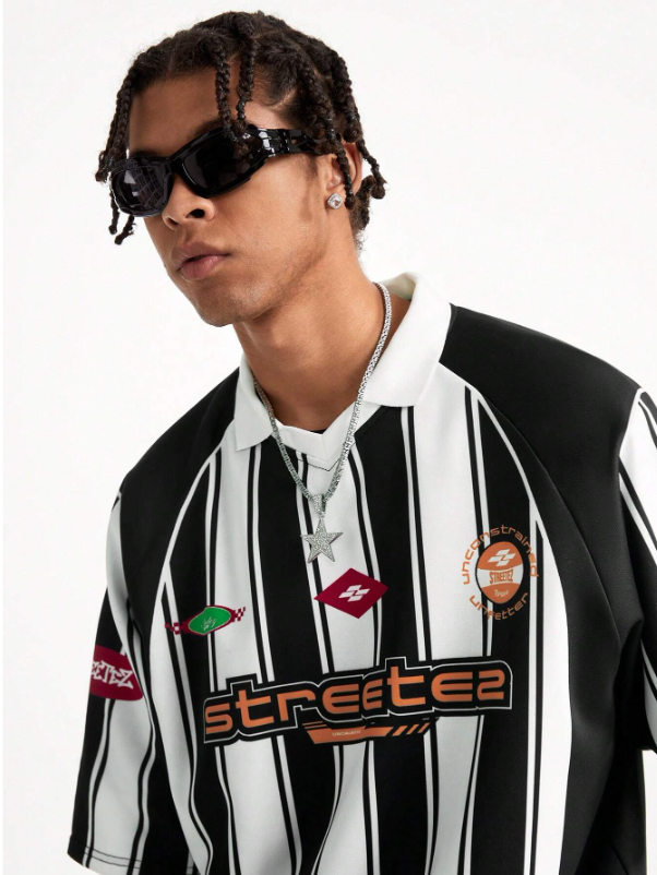 Maillot rayé streetwear