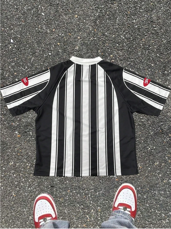 Maillot rayé streetwear