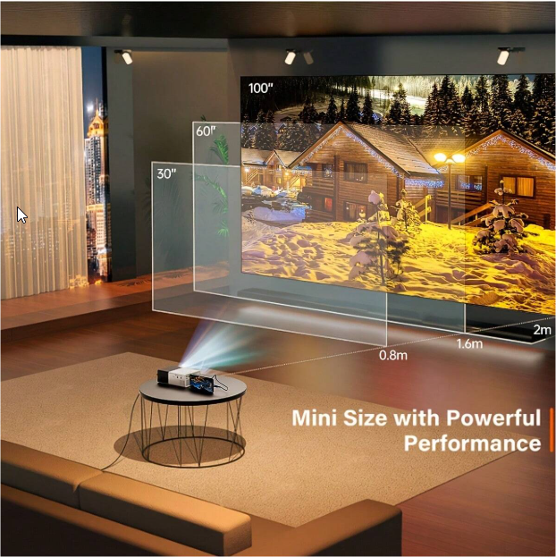 Mini projecteur LED