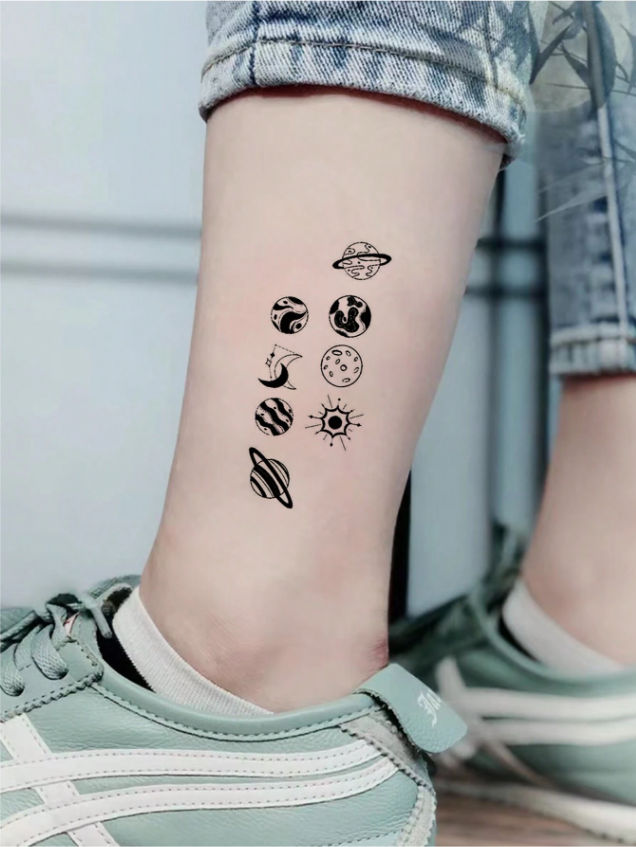 Feuillets de tatouages temporaires