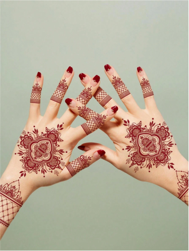Tatouages temporaires au henné