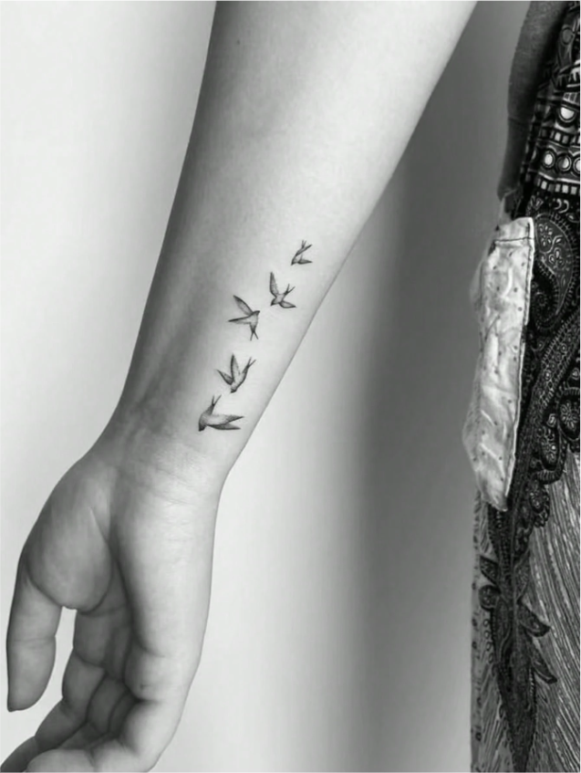 Tatouages temporaires Cyan Sea