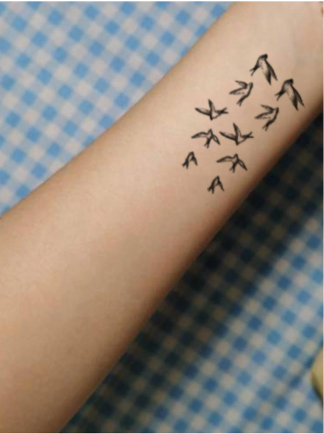 Tatouages temporaires Cyan Sea