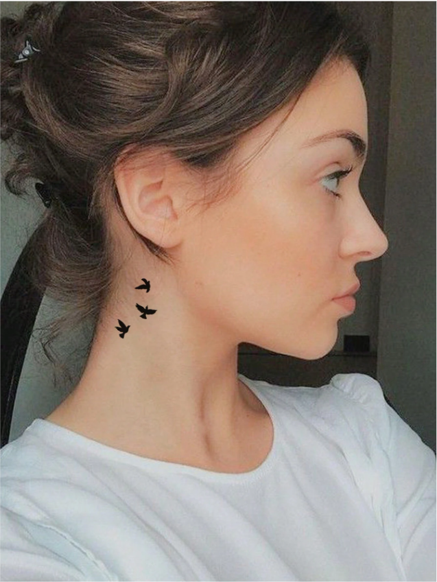Tatouages temporaires d'oiseaux