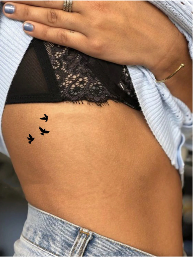 Tatouages temporaires d'oiseaux