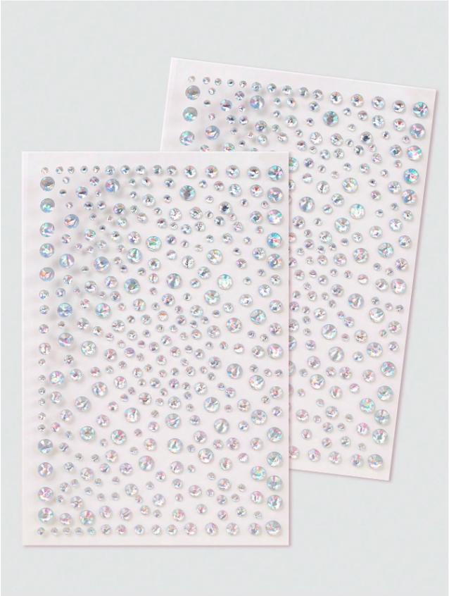 Strass adhésifs pour le visage