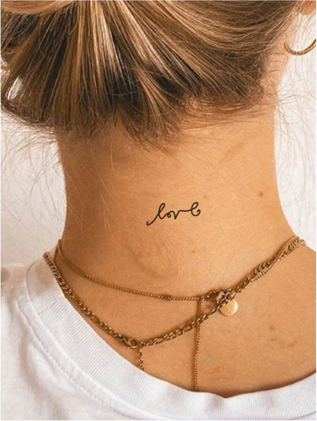 Tatouages temporaires 'Love'