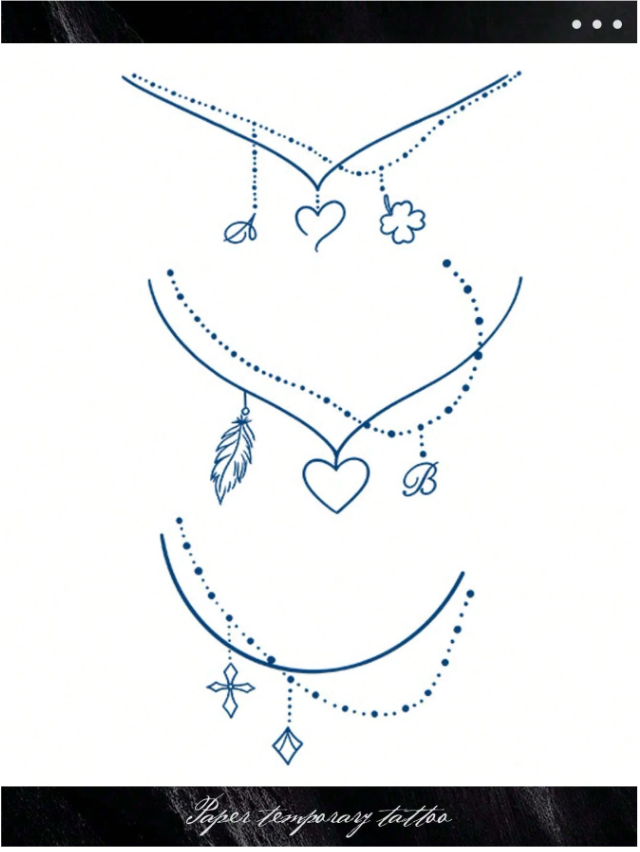 Tatouages temporaires pour la cheville
